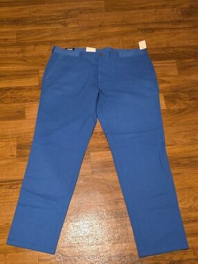 Men's Slim Chino Pants in Royal Blue